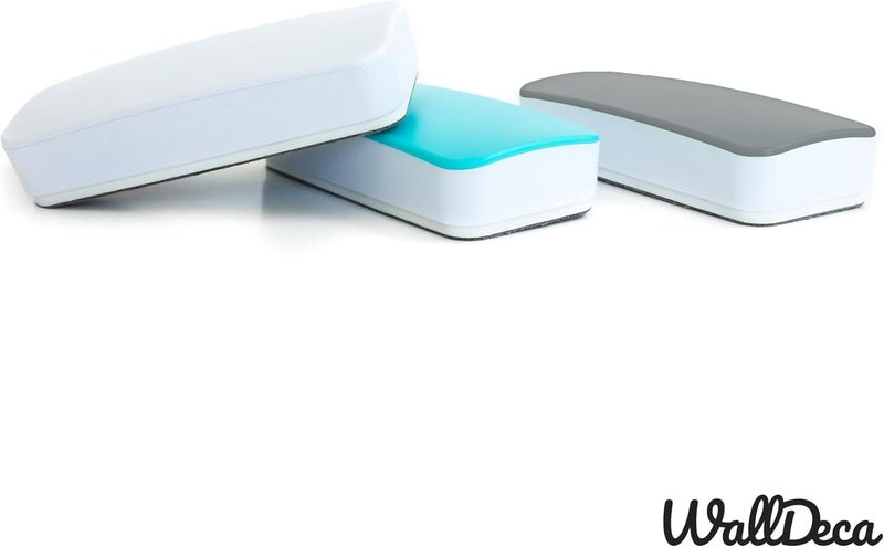 WallDeca Dry Eraser, Felt Bottom Surface Whiteboard Cleaner, Dry Wipe Board Eraser, Magnetic Tool for Dry Erase Board, Works on All Whiteboard Surfaces, Glass Board and Presentation Surfaces (Grey) - Image 4